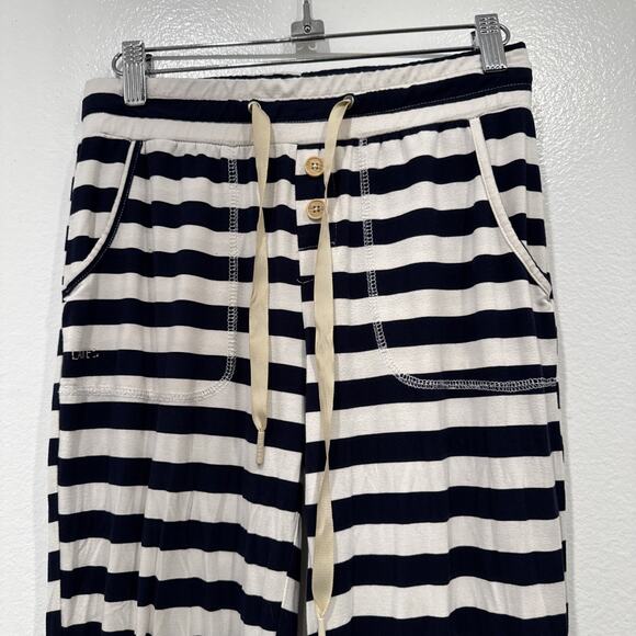 Lates Striped Pajama Pants Women’s Size Small Drawstring Jogger READ - Picture 2 of 11